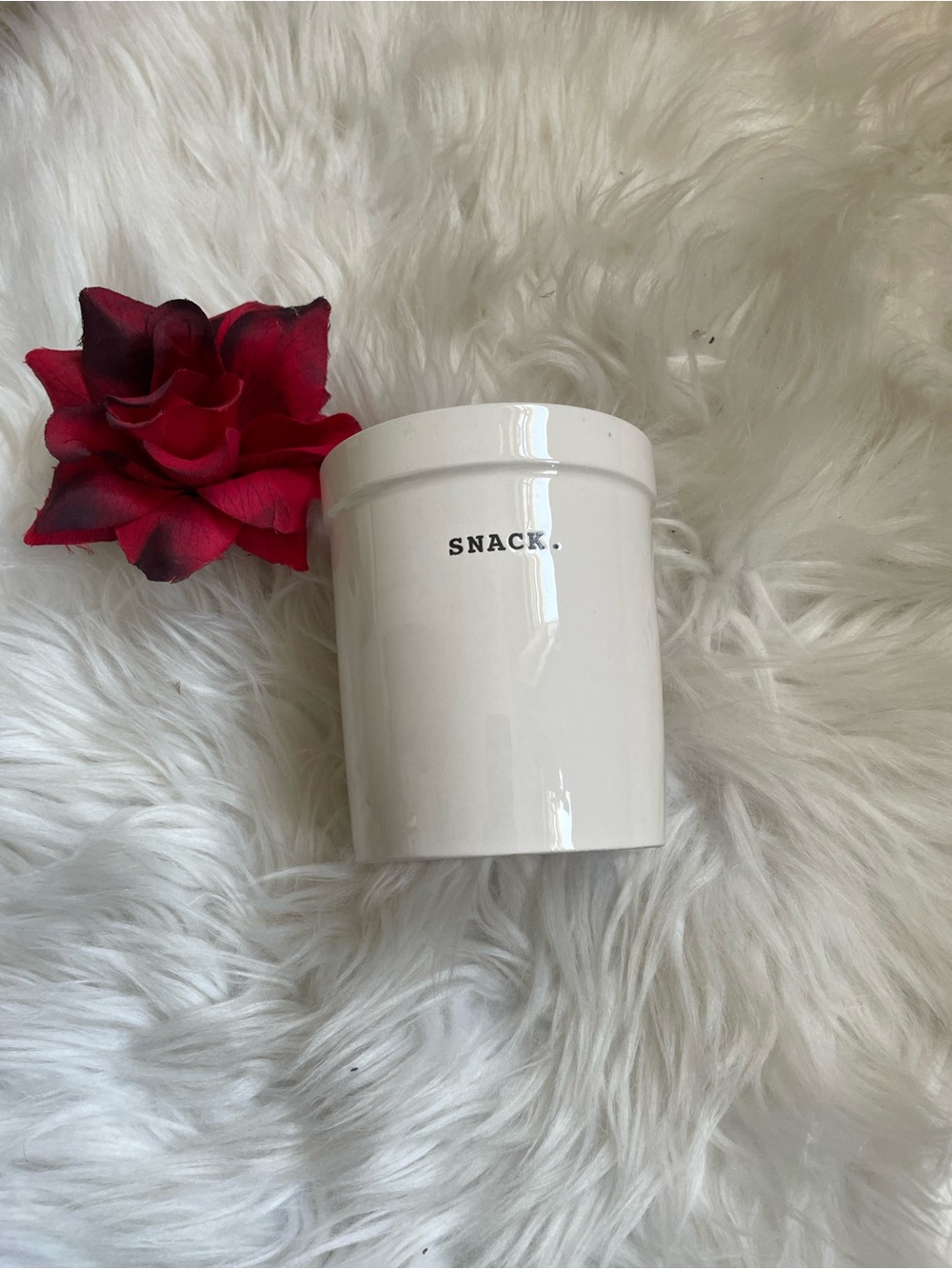 Rae Dunn  Snack Ceramic Canister - Artisan Collection By Magenta